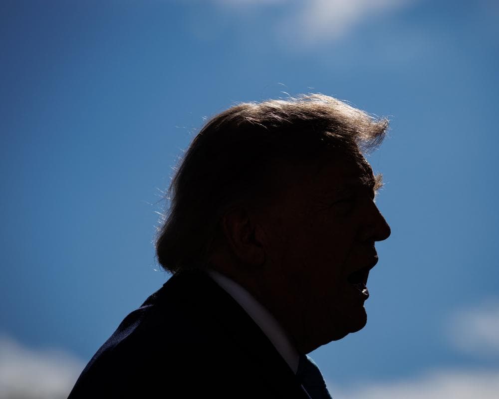 Trump claims he’s ‘doing great’ as his approval rating sinks to record low – as it happened