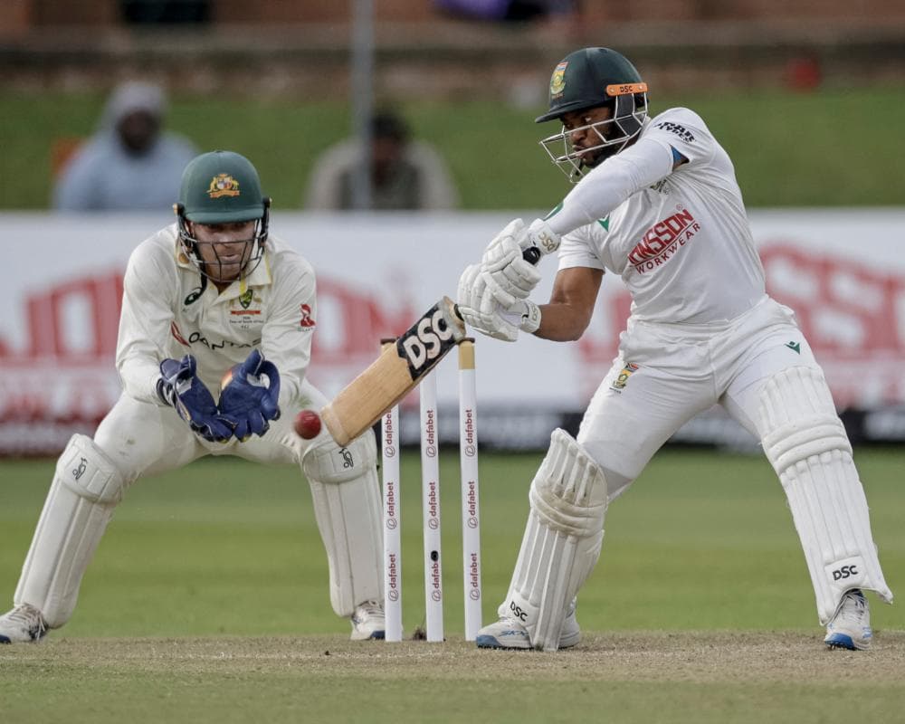 Australia on the back foot as Bavuma plays captain’s innings for South Africa