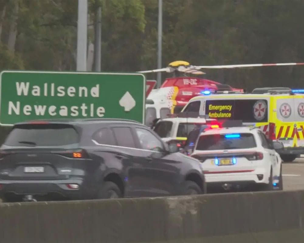 Five-year-old girl in a coma and P-plater charged after car hits crowd of NRL fans in Newcastle