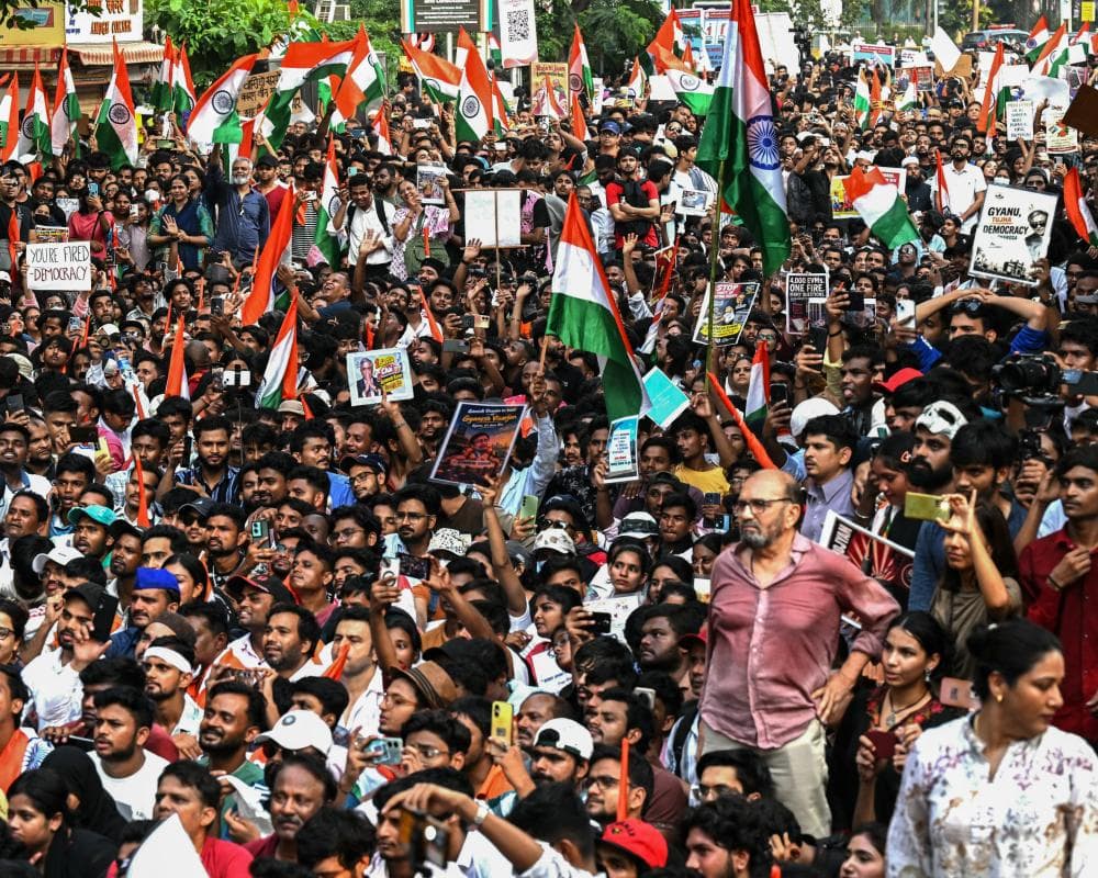 India’s Cockroach movement launches new protests over changes to voter roll