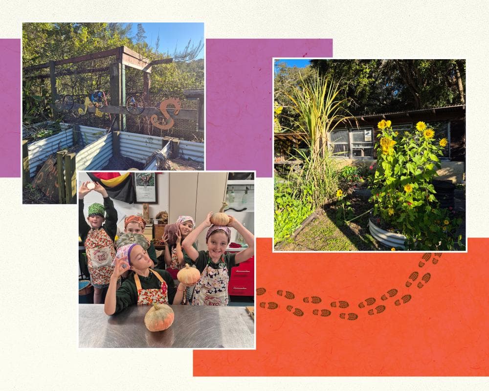 One of Australia’s best kitchen gardens belongs to a primary school – with only seven students