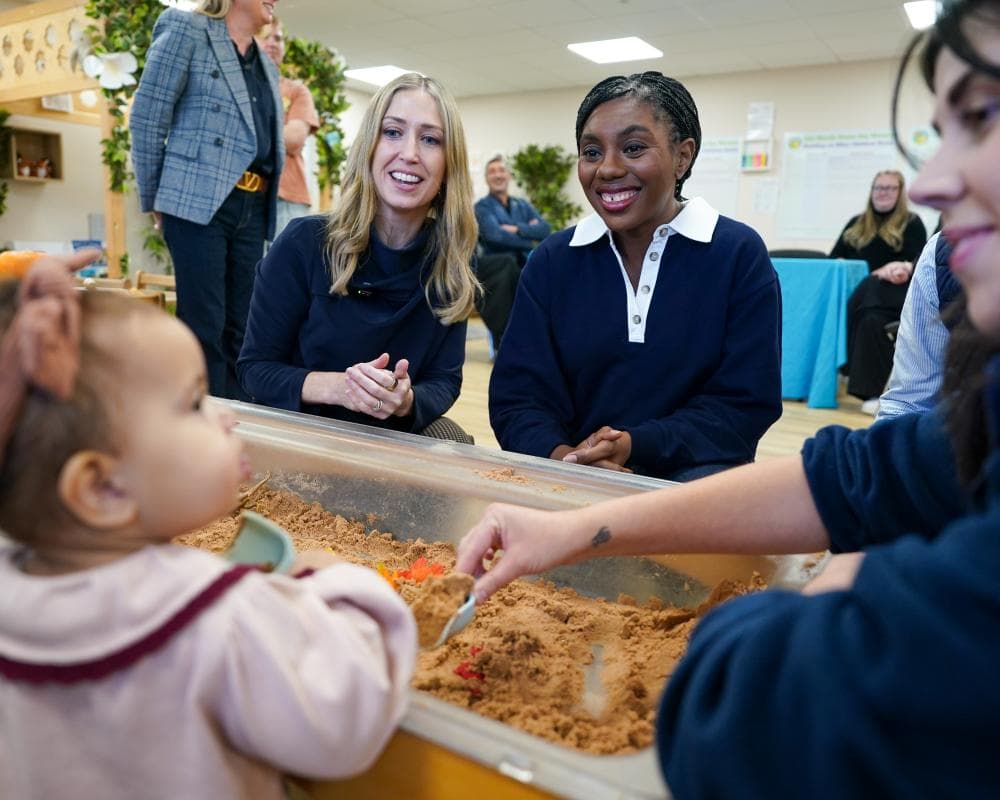 Tories would expand free childcare to high earners, Badenoch says