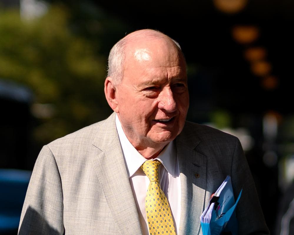 Alan Jones told prominent athlete ‘I would like to be kissing you all night’ after alleged assault, trial hears