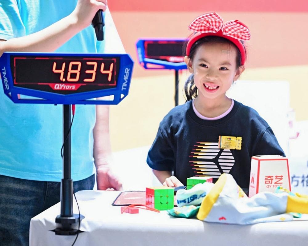 Specialist coaches and hours of practice a day: the making of China’s six-year-old Rubik’s Cube prodigy