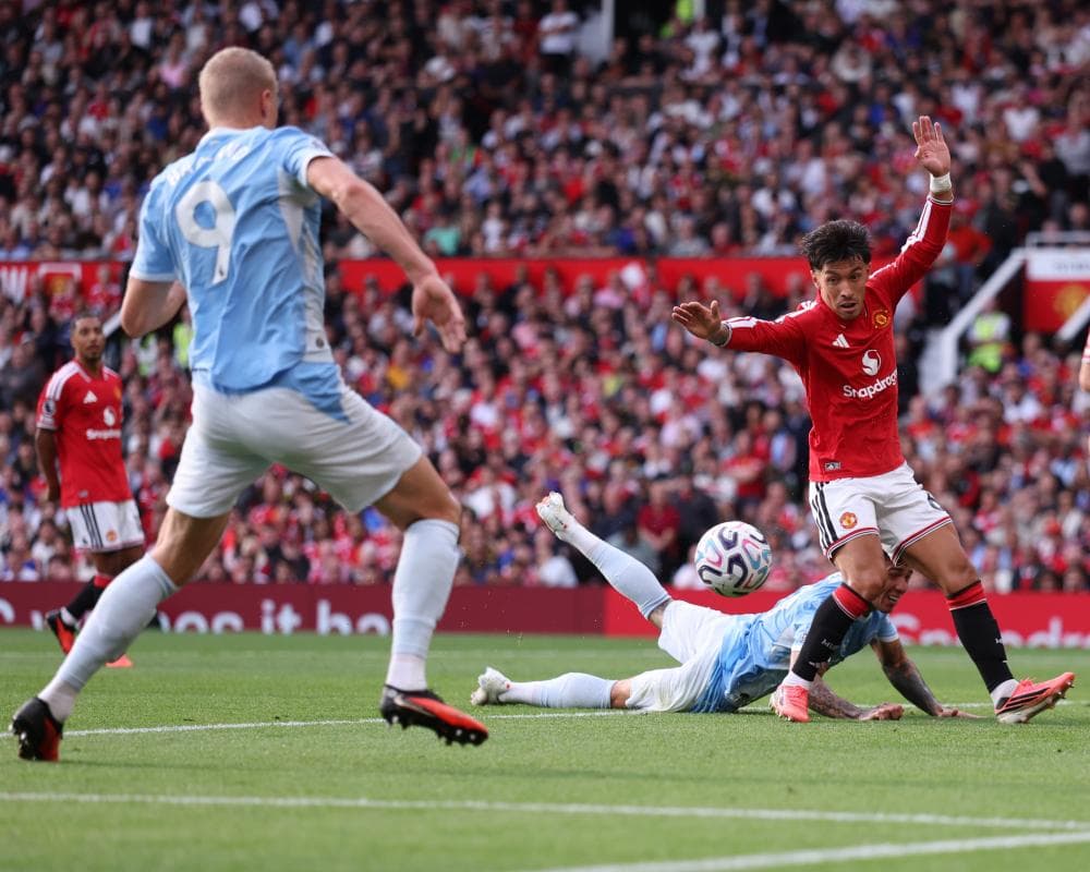 ‘As obvious as it gets’: Carrick fumes at VAR call on Haaland’s derby winner