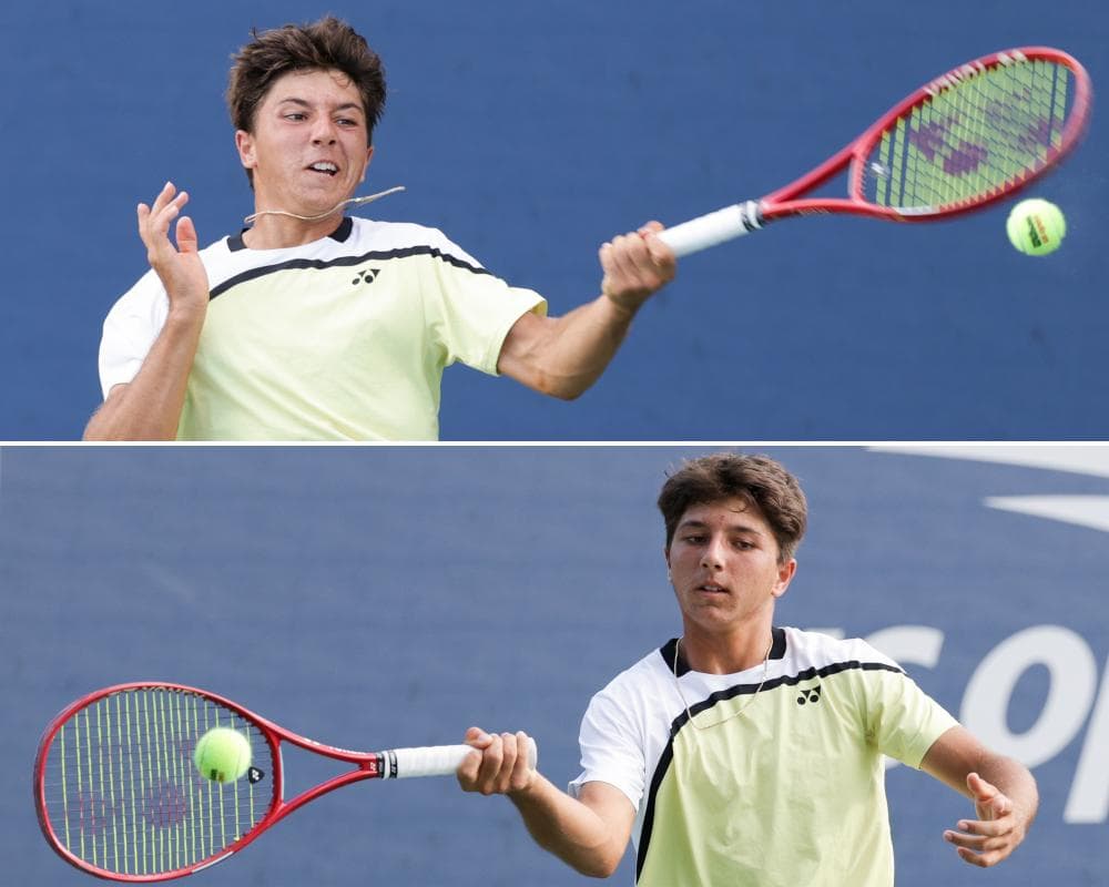 Two forehands, no backhands: meet the US Open’s fascinating ambidextrous experiment
